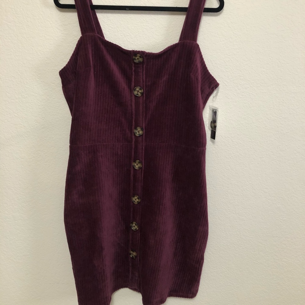 Velvet Overall Dress